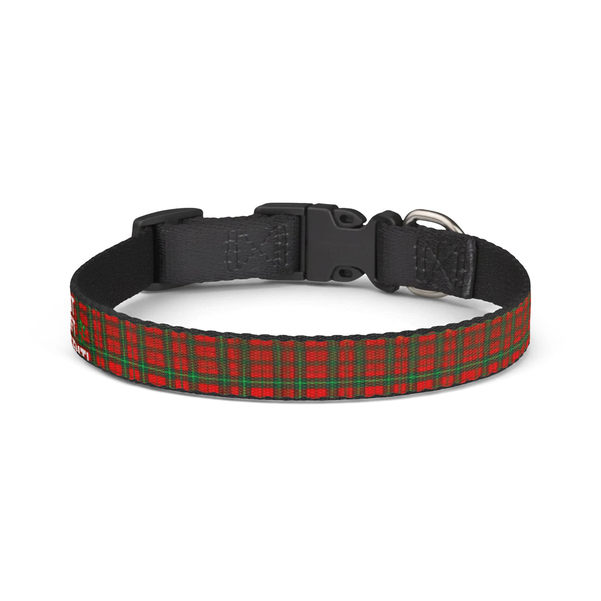 Best Gift Present Christmas Plaid Clip-On Dog Collar