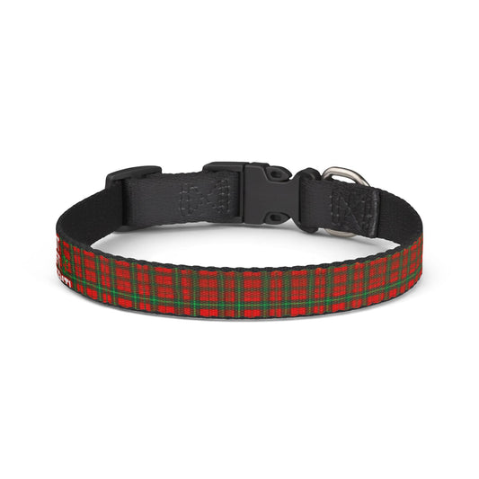 Best Gift Present Christmas Plaid Clip-On Dog Collar