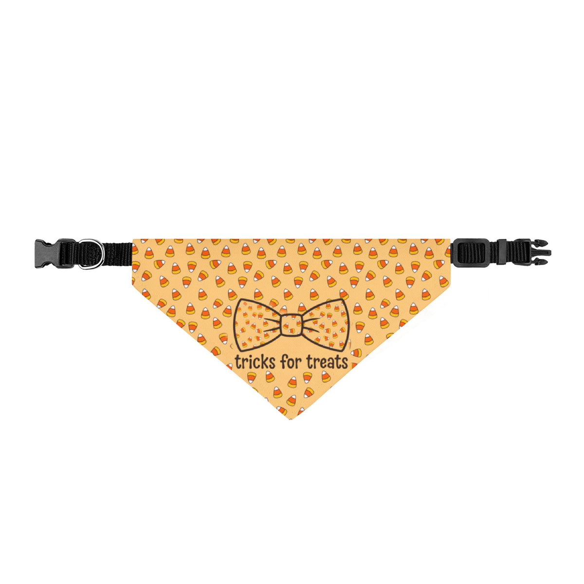 Tricks for Treats Halloween Clip-On Dog Bandana