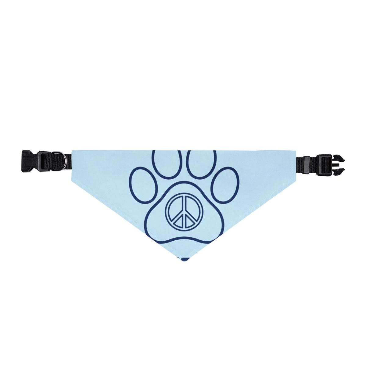 PawzPaz for Boy Dogs Blue Clip-On Dog Bandana