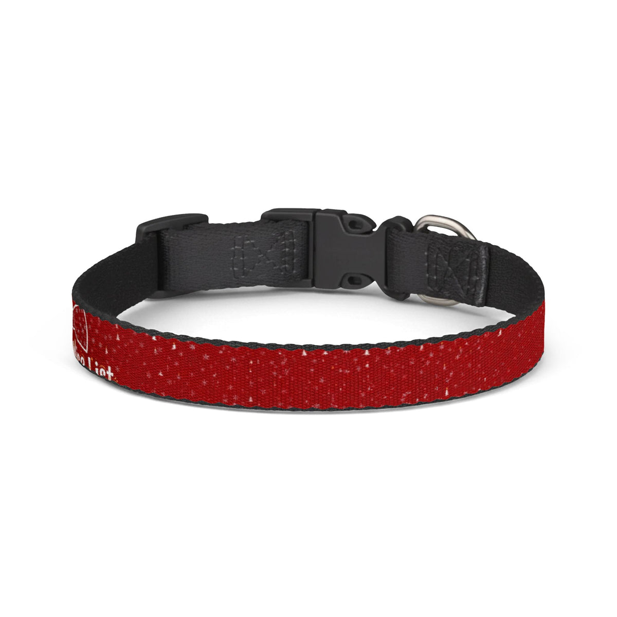 Santa's Nice List Christmas Clip-On Dog Collar
