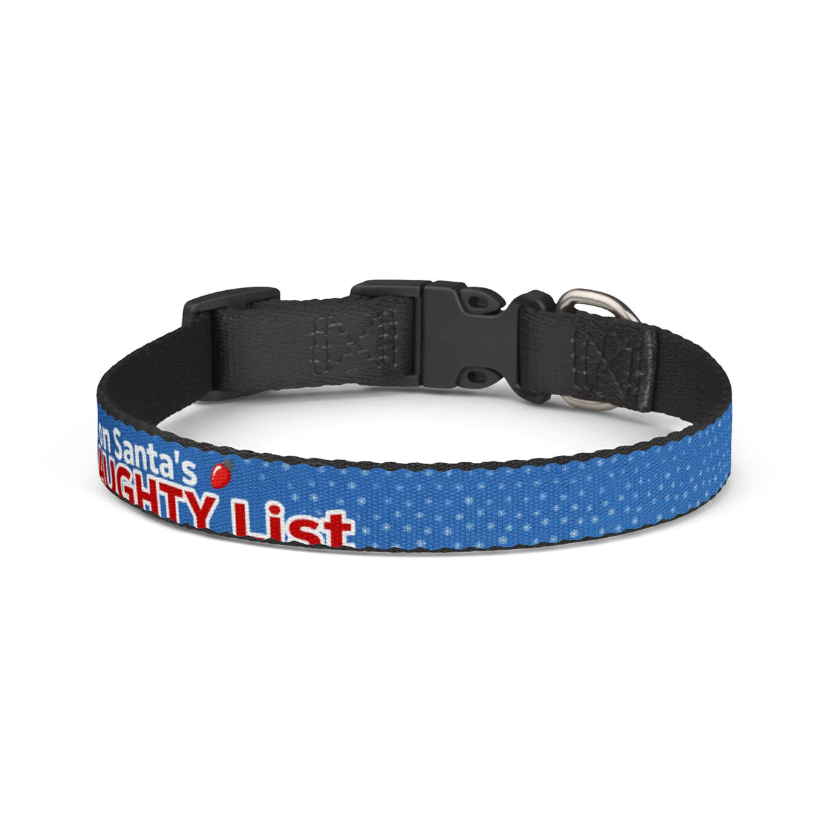 I'm on Santa's Naughty List Christmas Clip-On Dog Collar