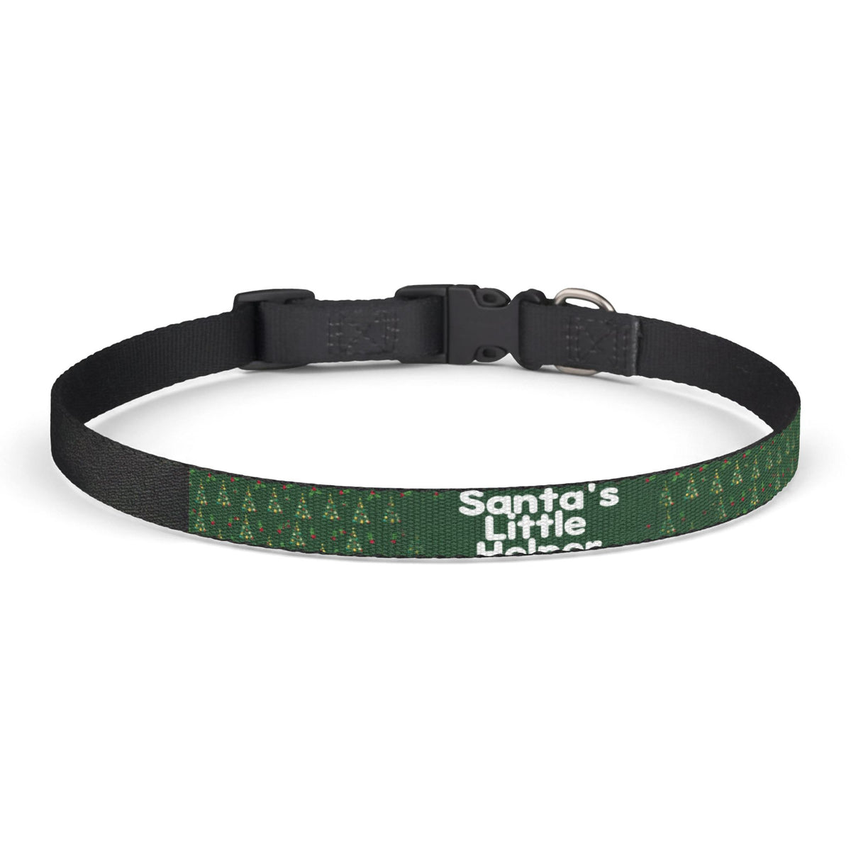 Santa's Little Helper Christmas Clip-On Dog Collar
