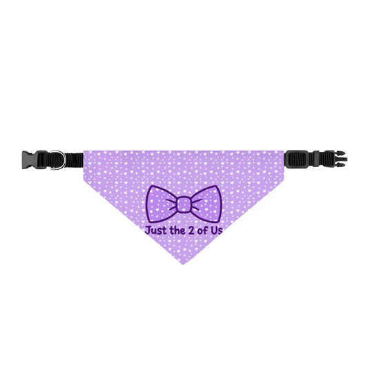 Just the 2 of Us Clip-On Dog Bandana