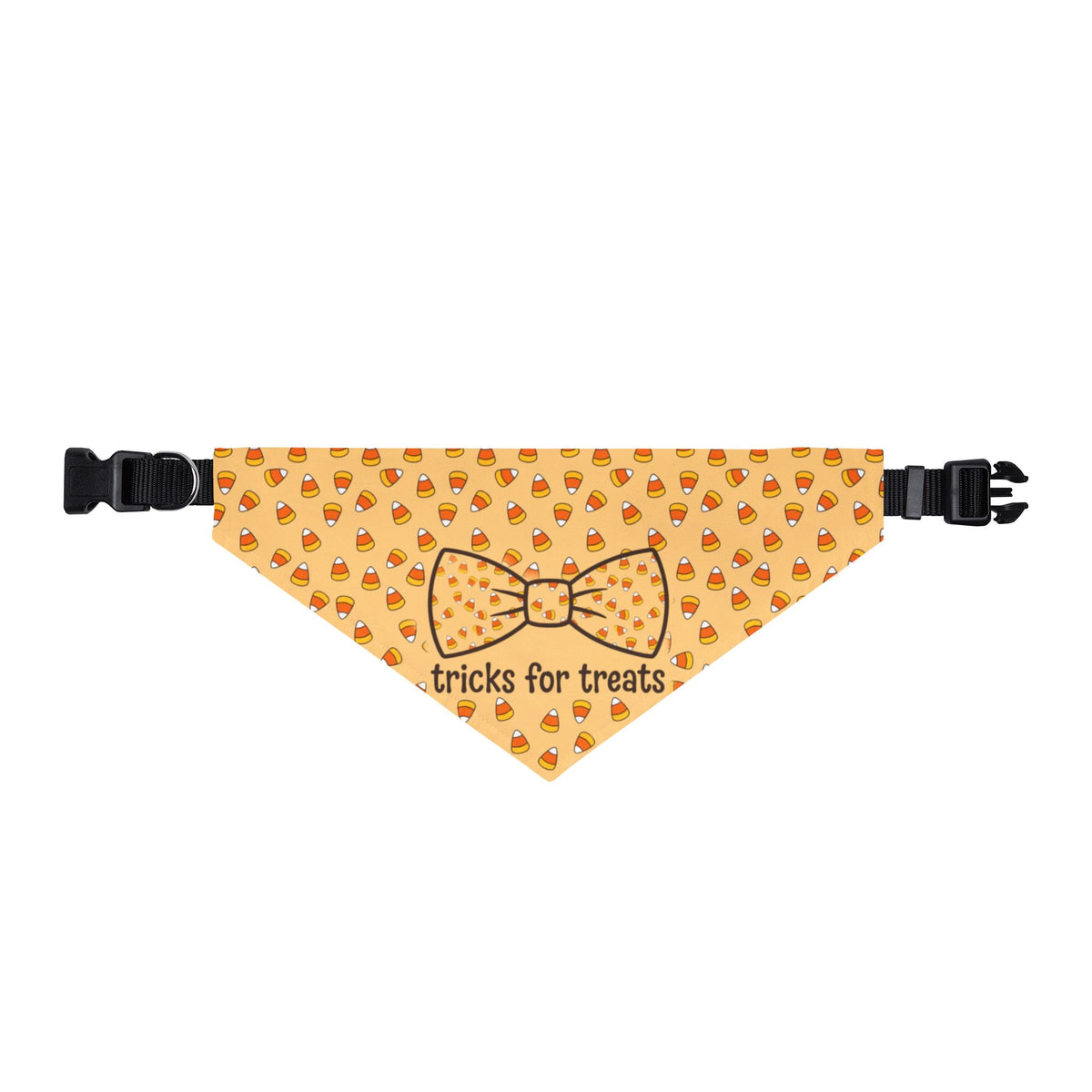 Tricks for Treats Halloween Clip-On Dog Bandana