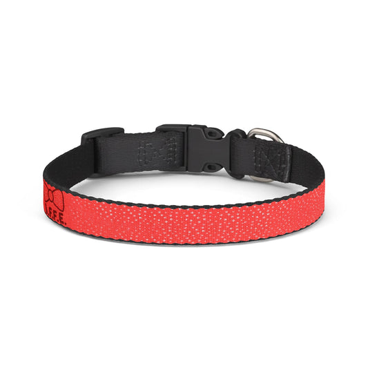 B.F.F.E. Best Friends For Eternity Red Clip-On Dog Collar