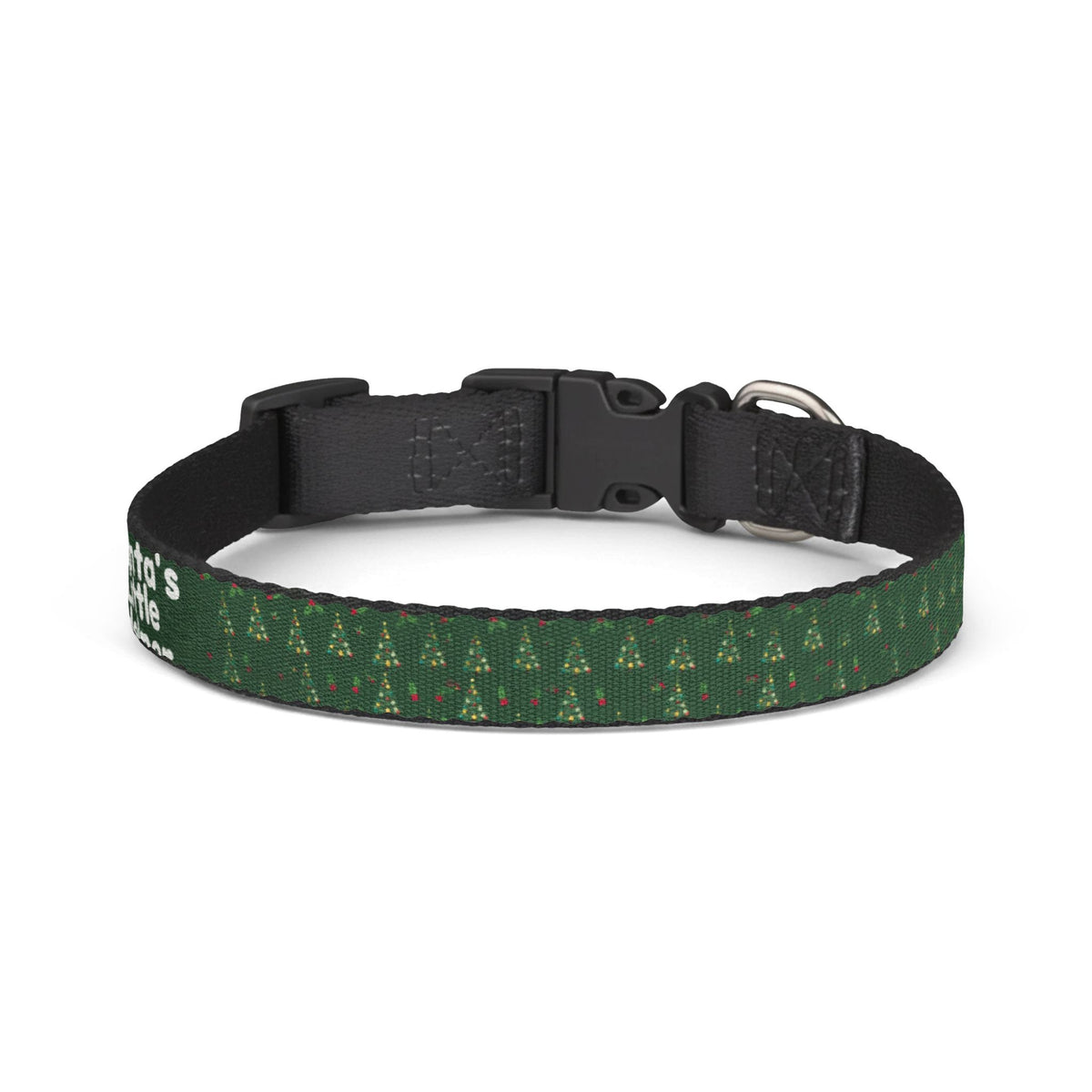 Santa's Little Helper Christmas Clip-On Dog Collar