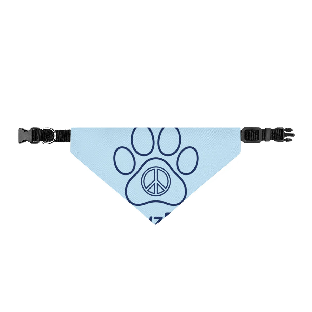 PawzPaz for Boy Dogs Blue Clip-On Dog Bandana